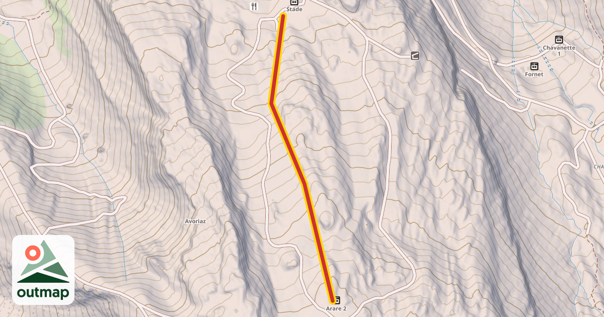 Map of Arare 1
