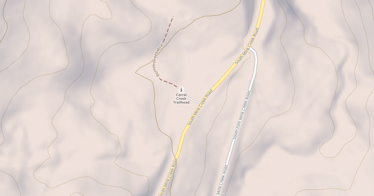 Map preview of Corral Creek