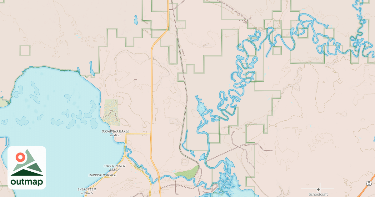 Map of Haywire State Trail