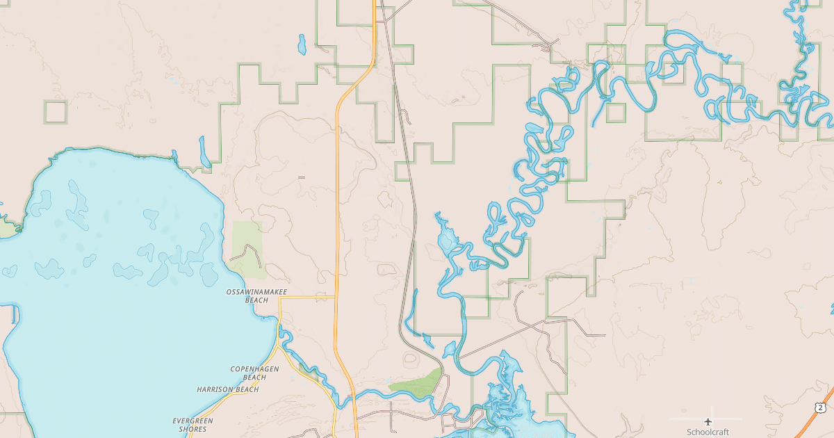 Map preview of Haywire State Trail
