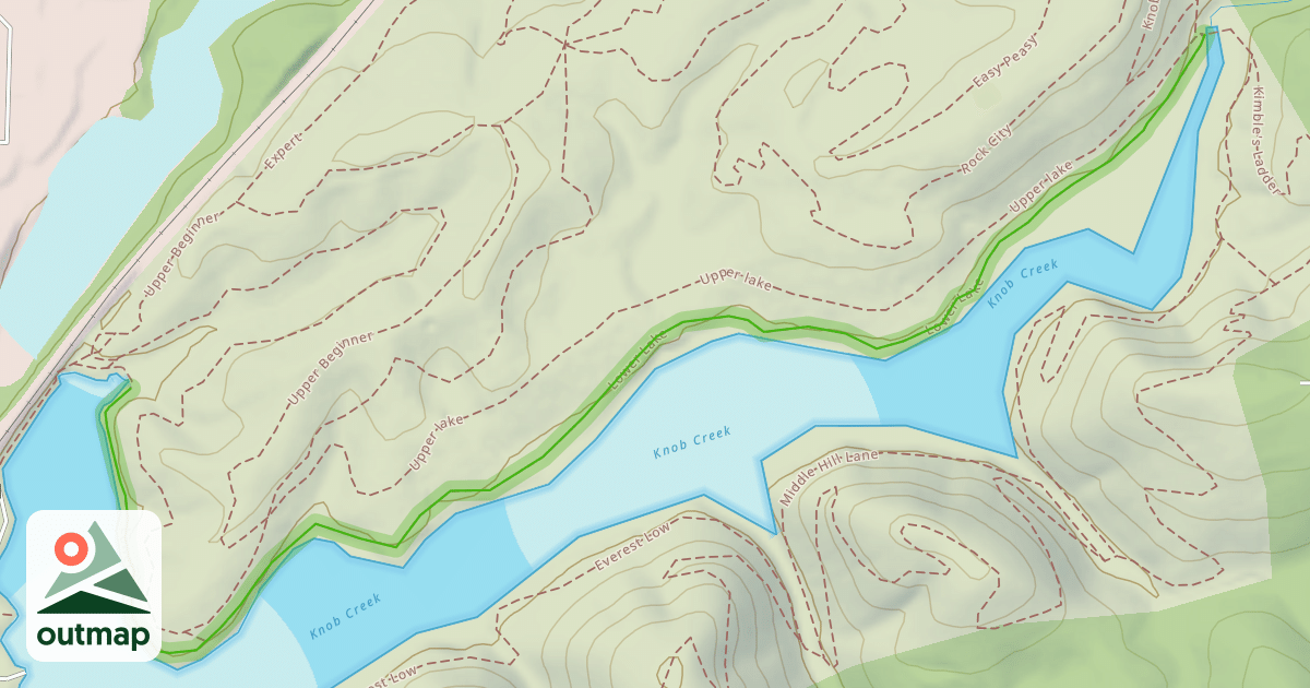 Map of Lower Lake