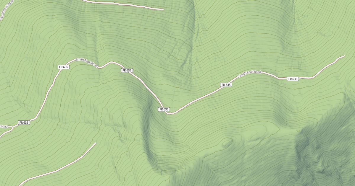 Map preview of SMITH PEAK