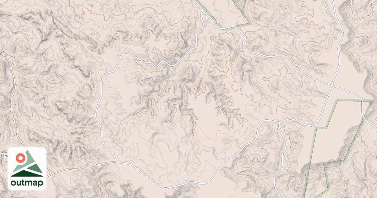 Map of LOST FARM/BELLTOWER DIVIDE