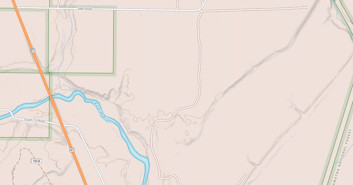 Map preview of BAKER CREEK SPUR B