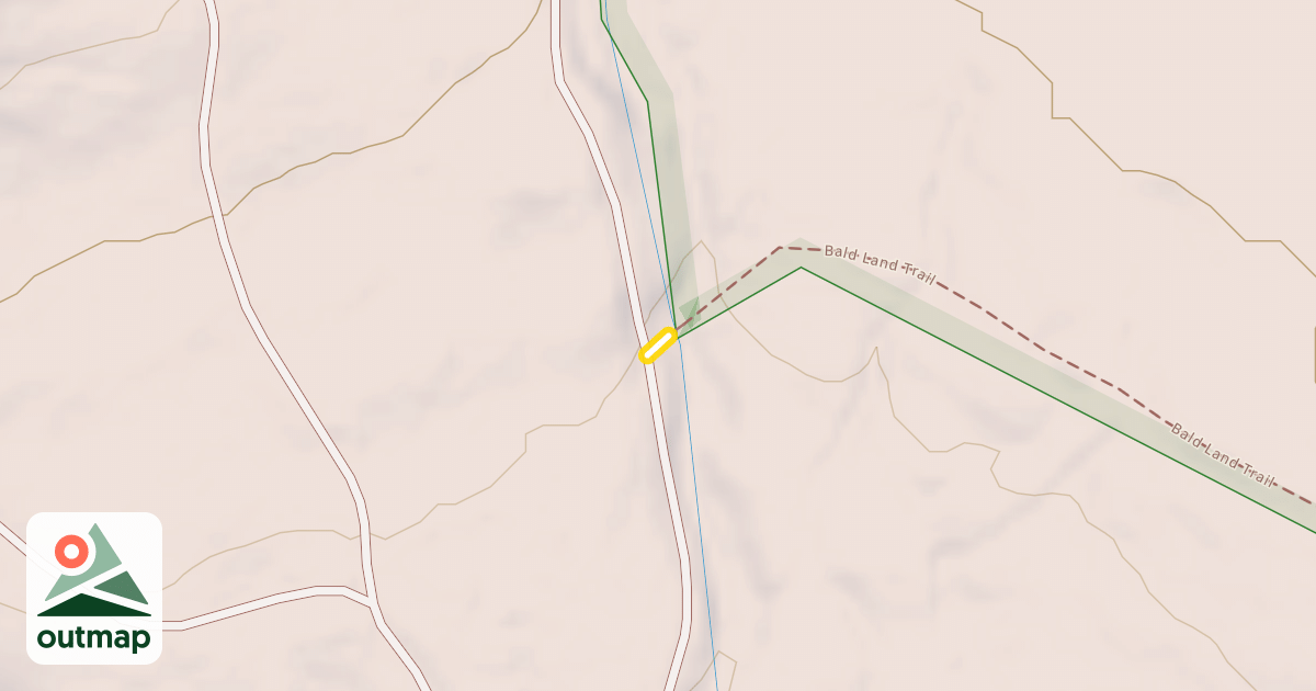 Map of Bald Land Trail