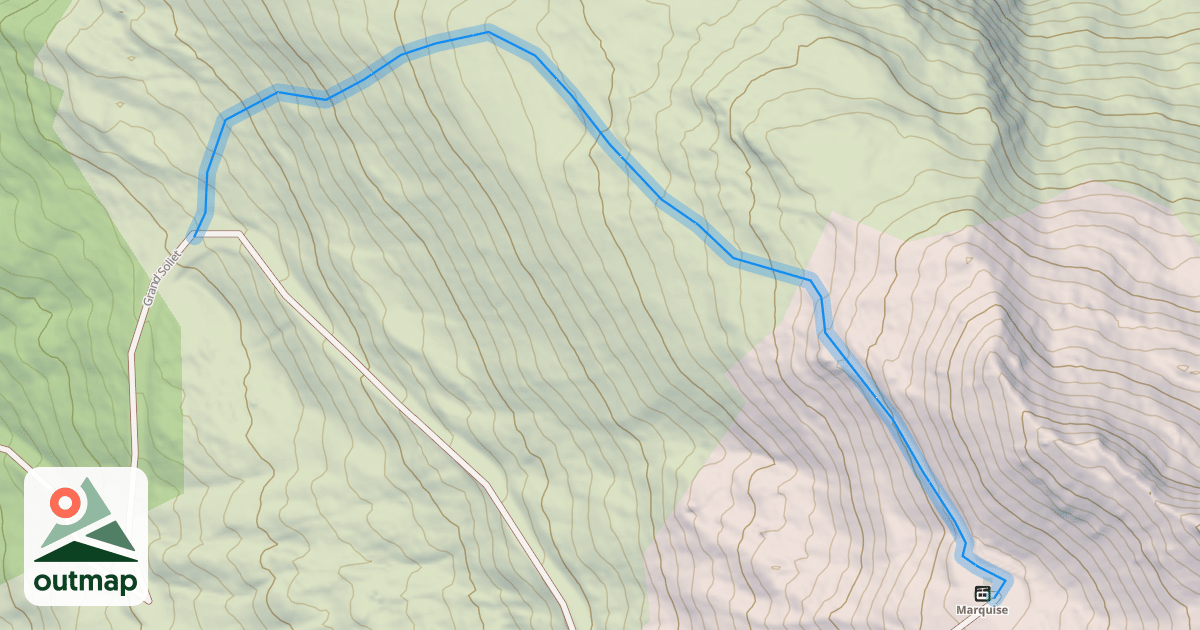 Map of Camp Filleuil