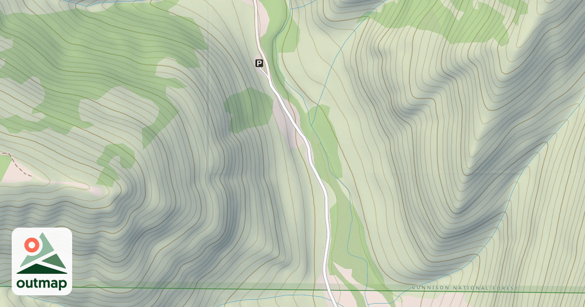 Map of HUBBARD CANYON