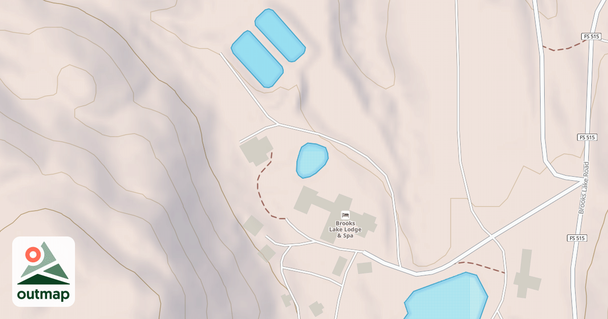 Map of BROOKS LAKE SEWER LAGOON