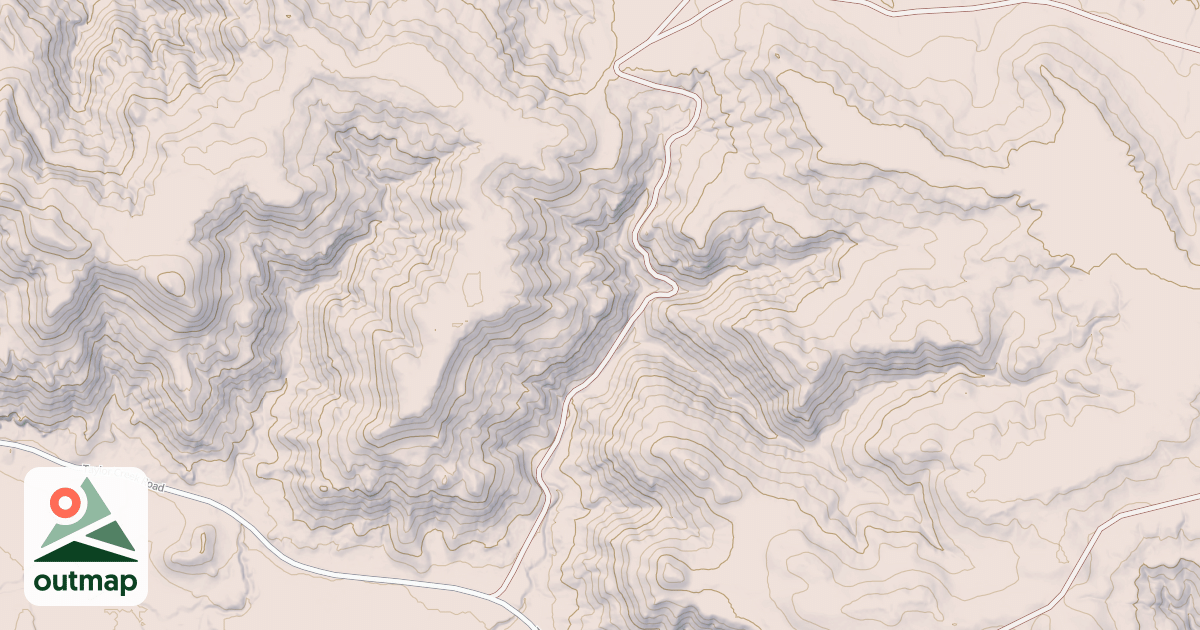 Map of BRIDGE CANYON