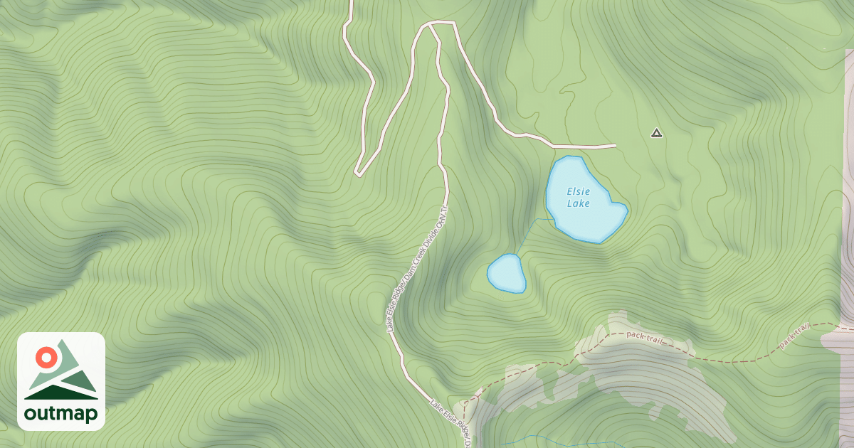 Map of Lake Elsie Ridge