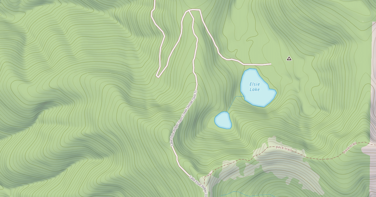 Map preview of Lake Elsie Ridge