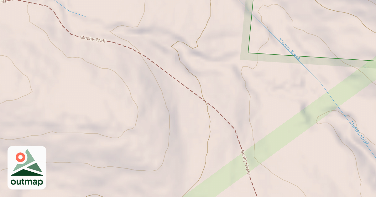 Map of Busby Trail