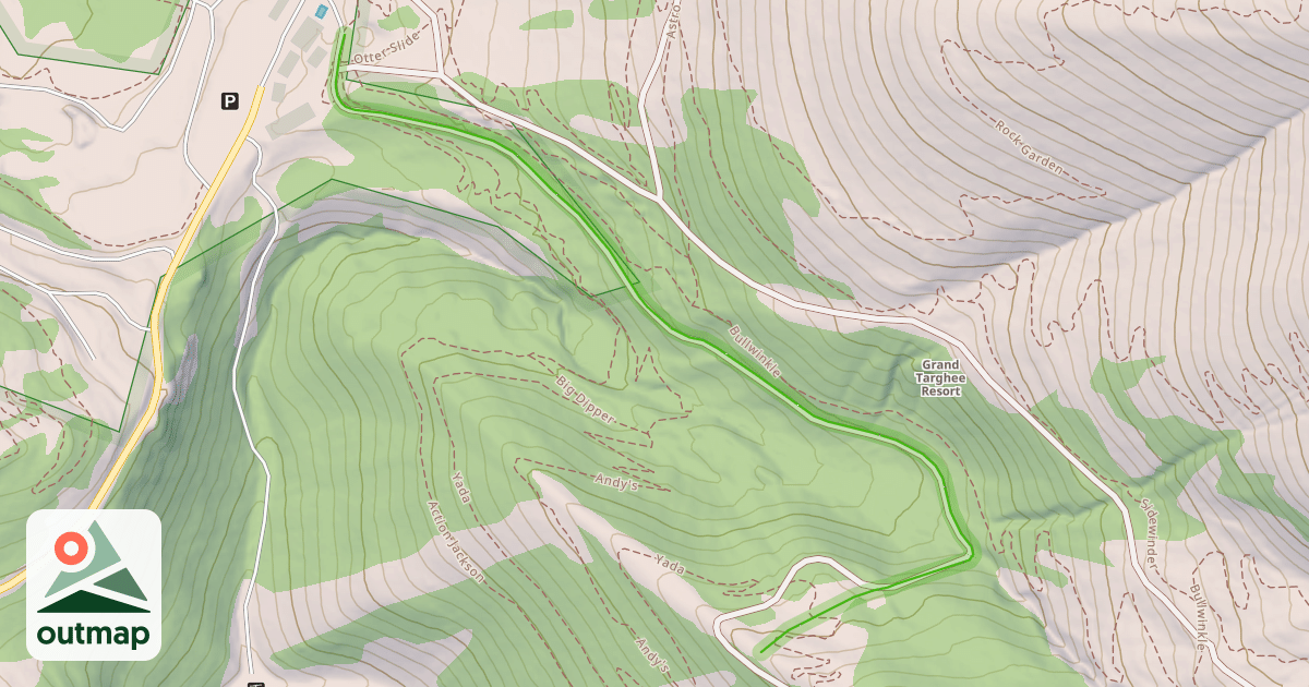 Map of Powder Reserve Traverse