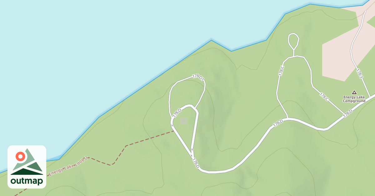 Map of E.L. D CAMPSITE 7 ACCESS