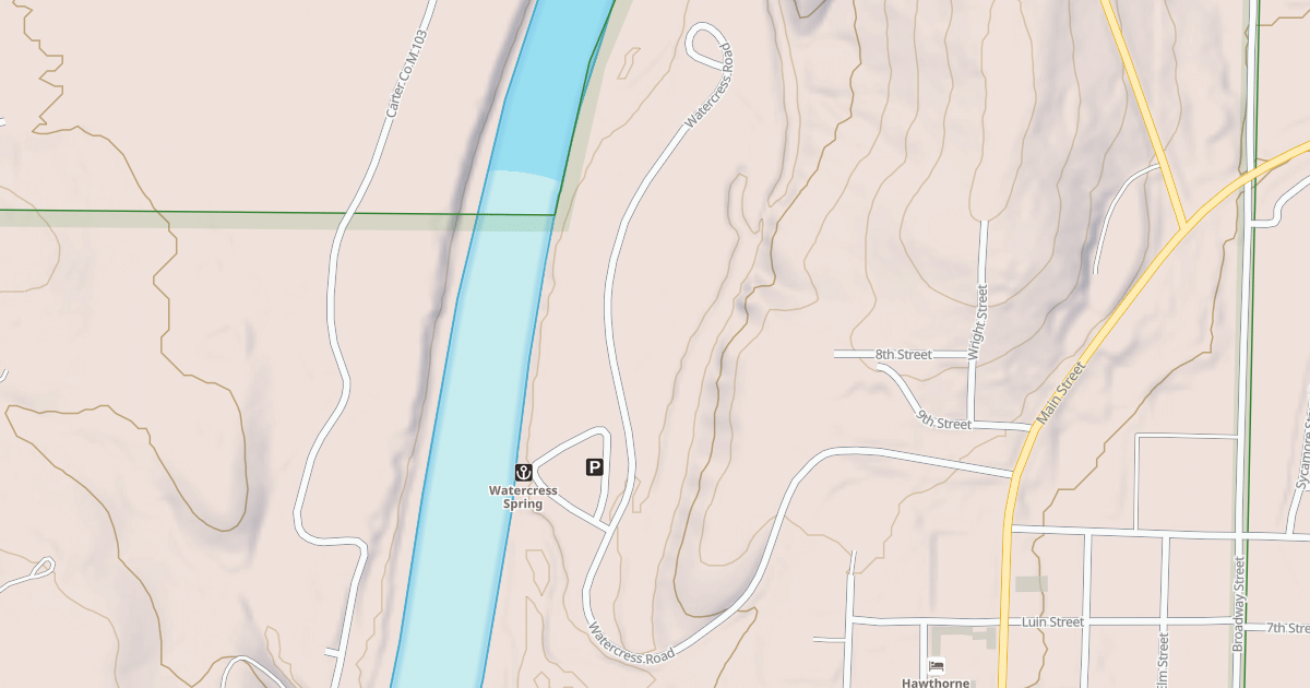 Map preview of WATERCRESS RECREATION AREA