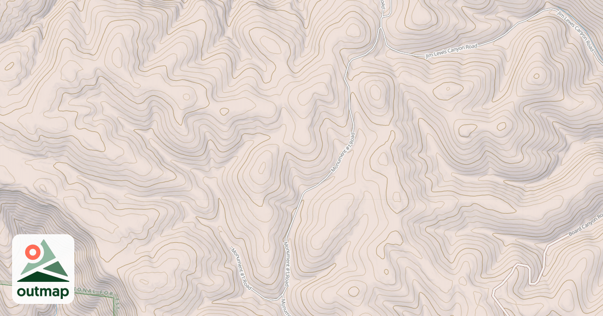 Map of MONUMENT #1