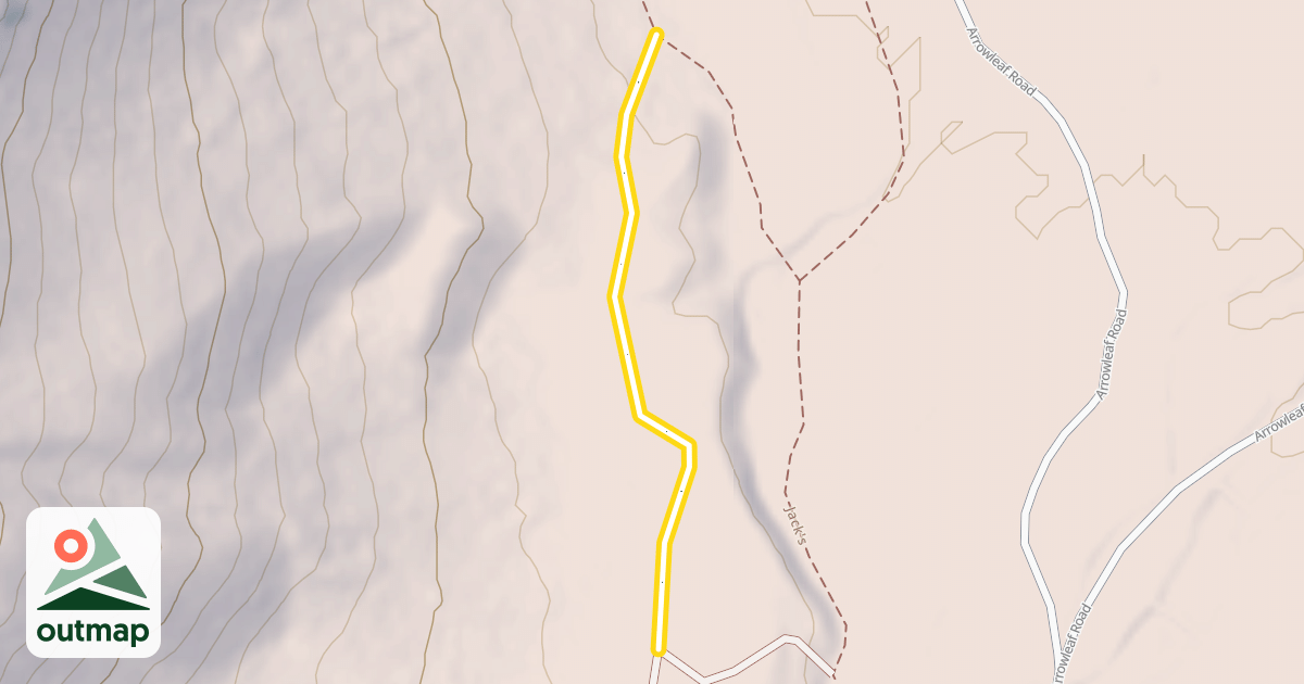 Map of Doe Canyon Loop
