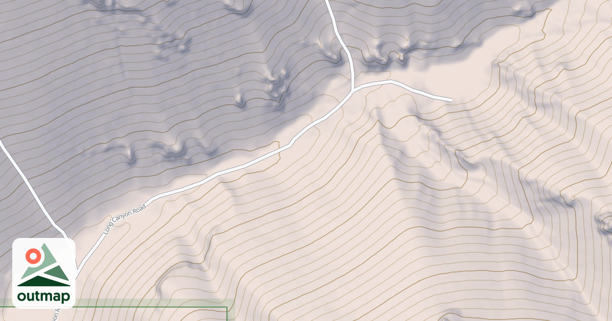 Map of LONG CANYON SPUR