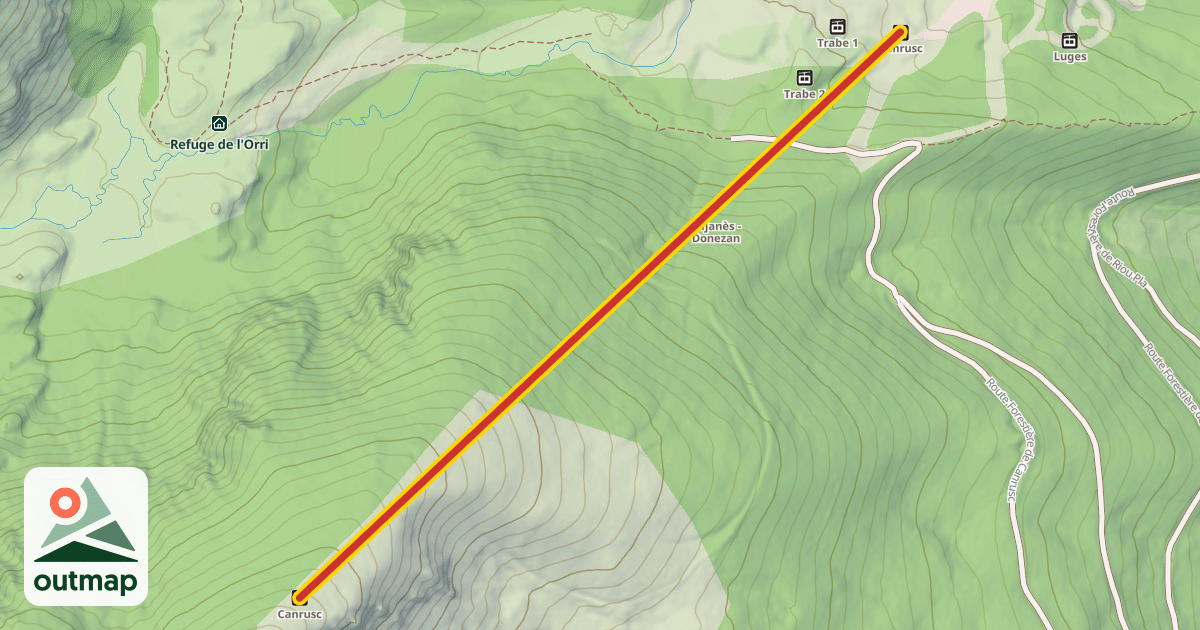 Map of Canrusc