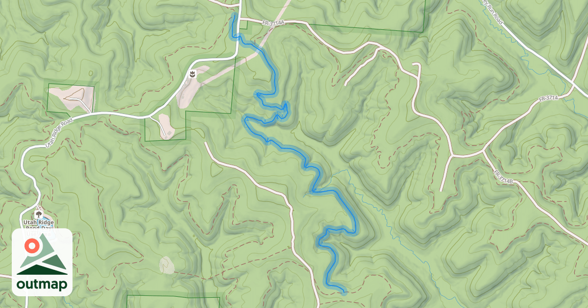 Map of Thrillium Trail