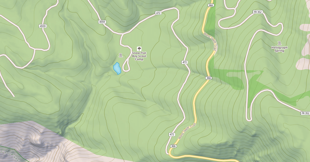 Map preview of SNOW FLAT CG