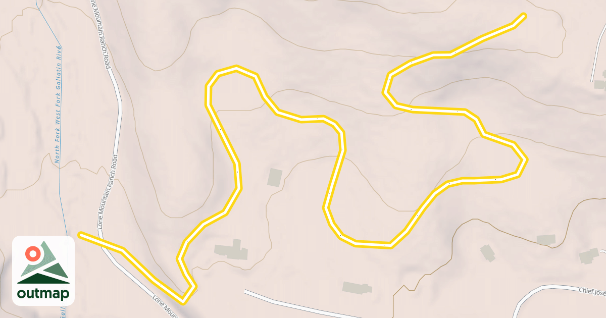 Map of Ranch Loop