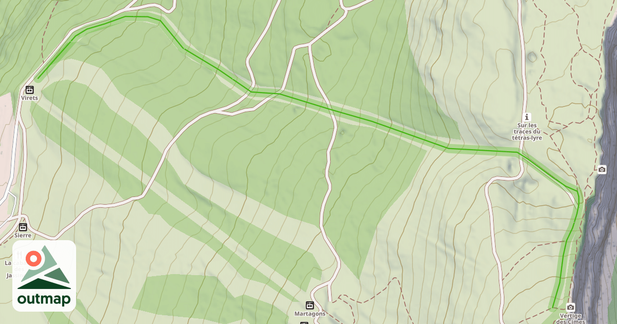 Map of Belvédère