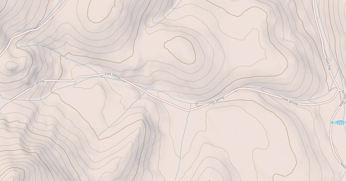 Map preview of FORK SPRING