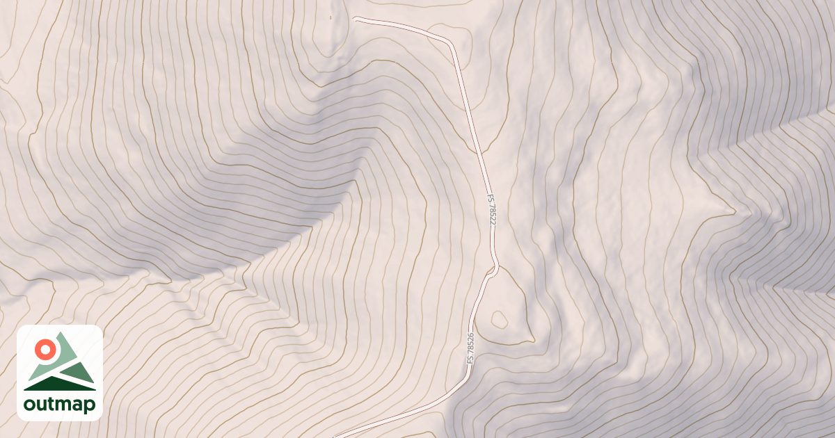 Map of USFS National Forest System Roads {CF8DA1EB-1C99-4330-BF3C-0F13CFA50C5C}