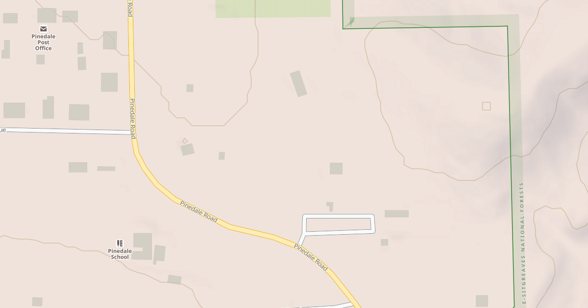 Map preview of PINEDALE W.C.