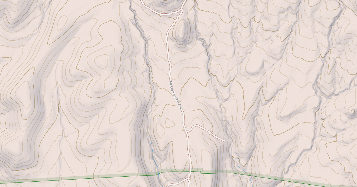 Map preview of MC CRACKEN TRAIL