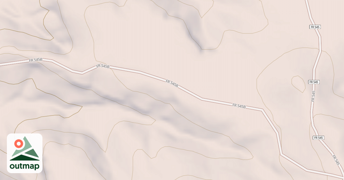 Map of DEVIL CREEK SPUR