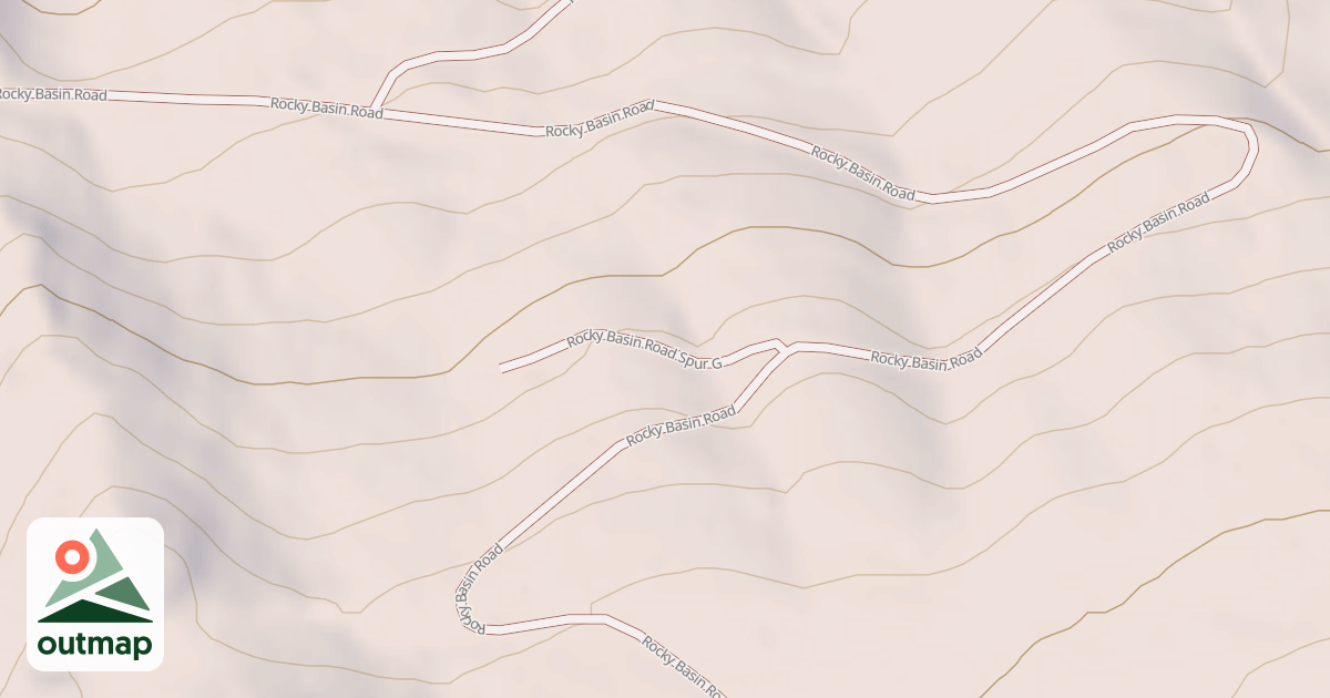 Map of ROCKY BASIN G SPUR