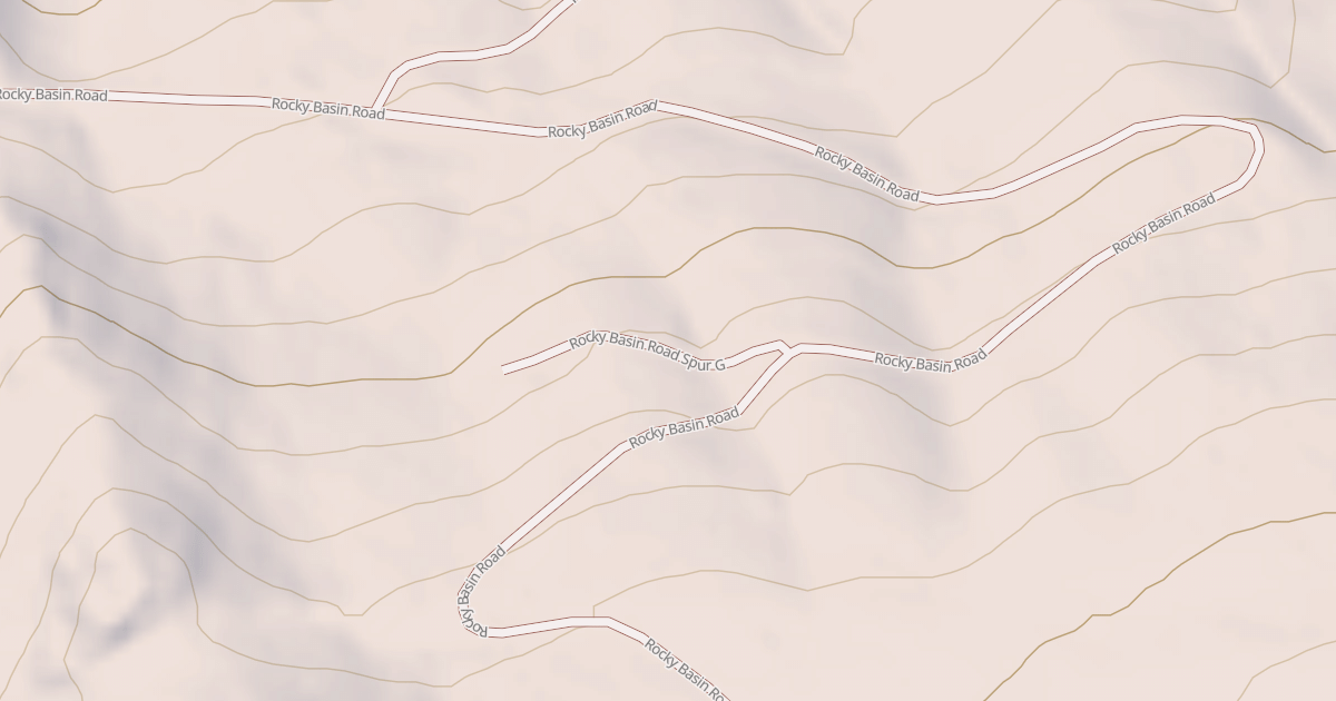 Map preview of ROCKY BASIN G SPUR