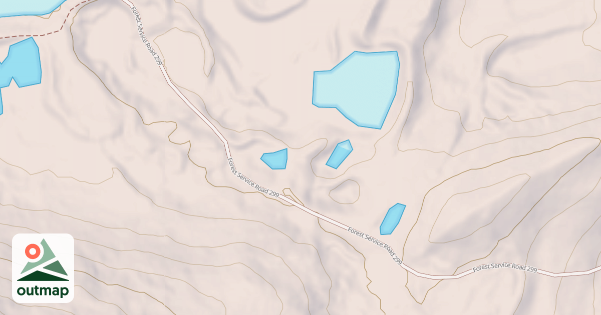 Map of USFS Motor Vehicle Use Map Trails 3708