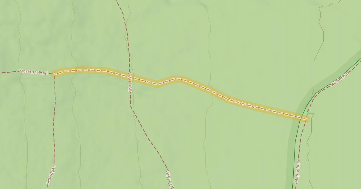 Map preview of Marston Trail