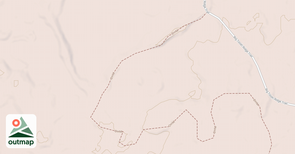 Map of Straight Arrows Trail