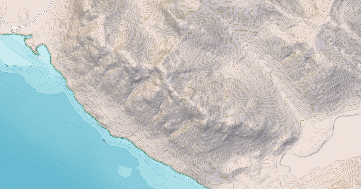 Map preview of OCEAN BLVD ROAD