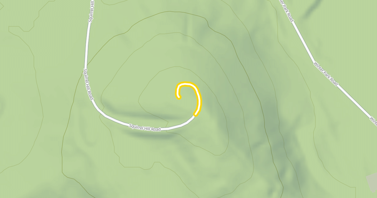 Map preview of Squirrel Hill Road