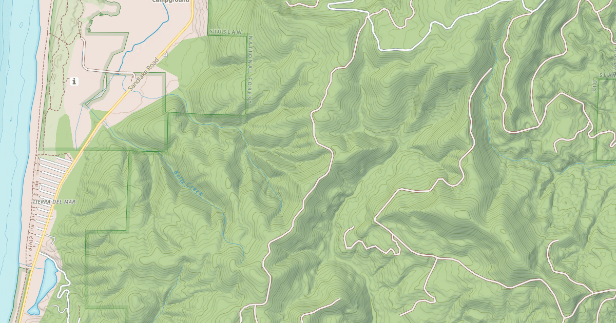 Map preview of MILES MOUNTAIN