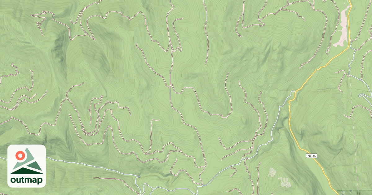 Map of CRIPPLE HORSE LAKE CR