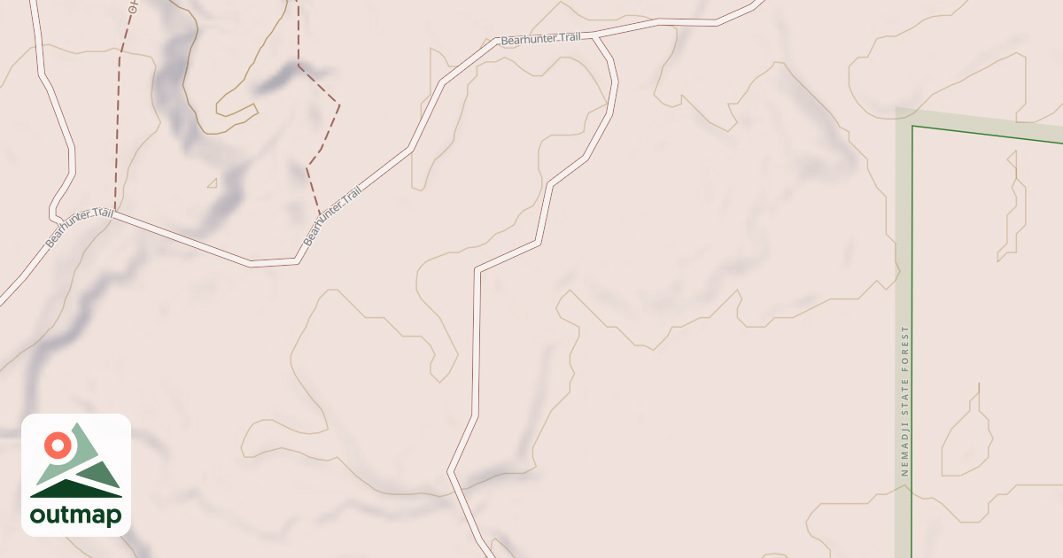 Map of Straight Arrows Trail