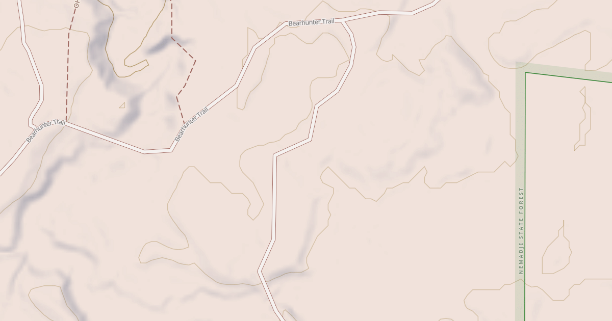 Map preview of Straight Arrows Trail