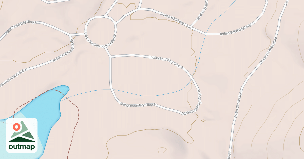 Map of INDIAN BOUNDARY LOOP B