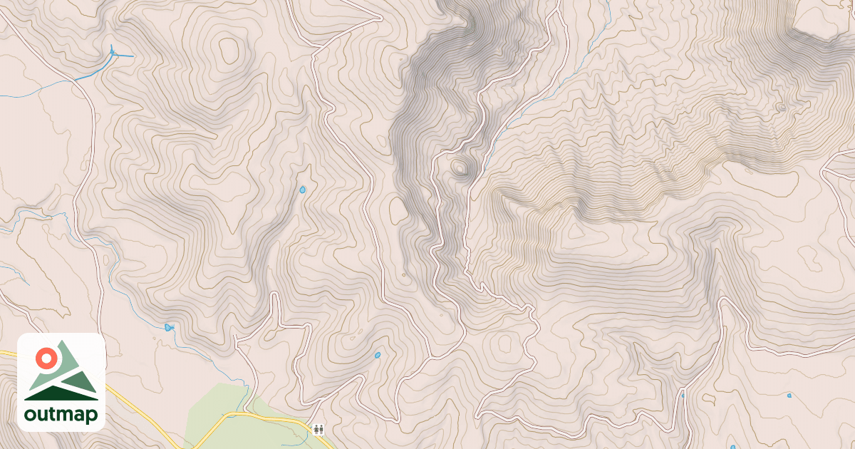 Map of AUGER CANYON