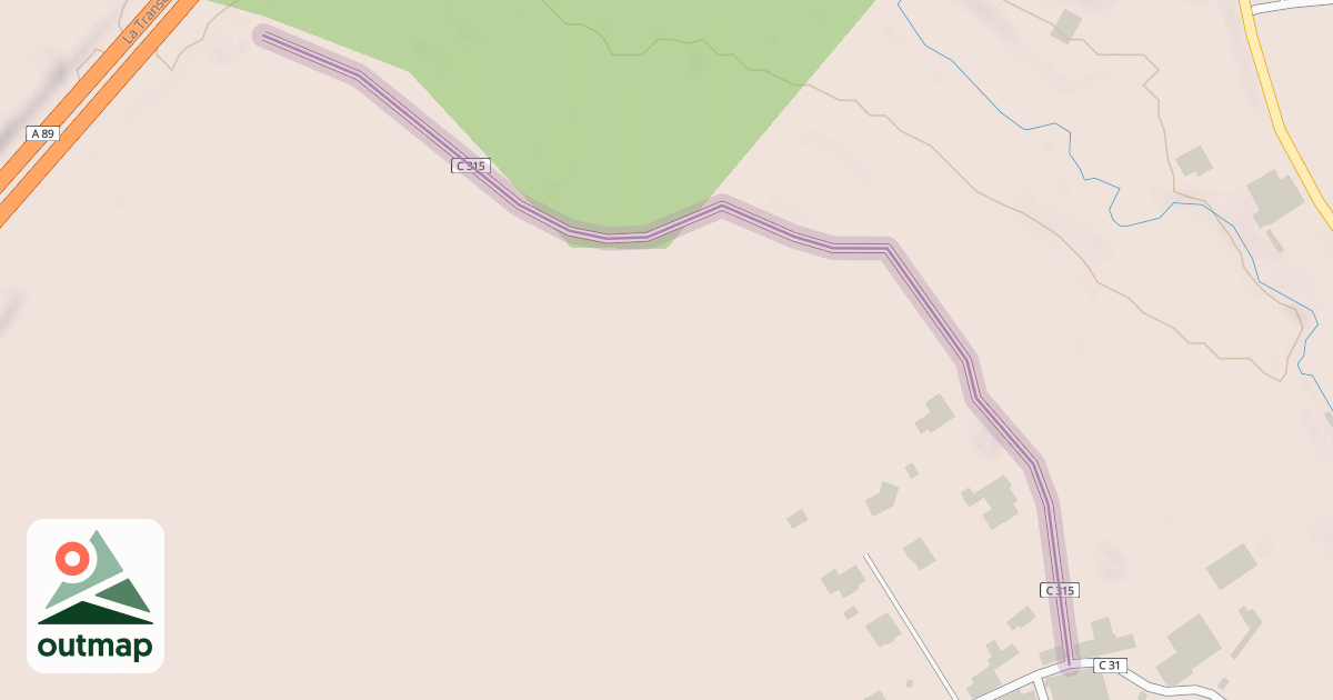 Map of Route de la Fiole