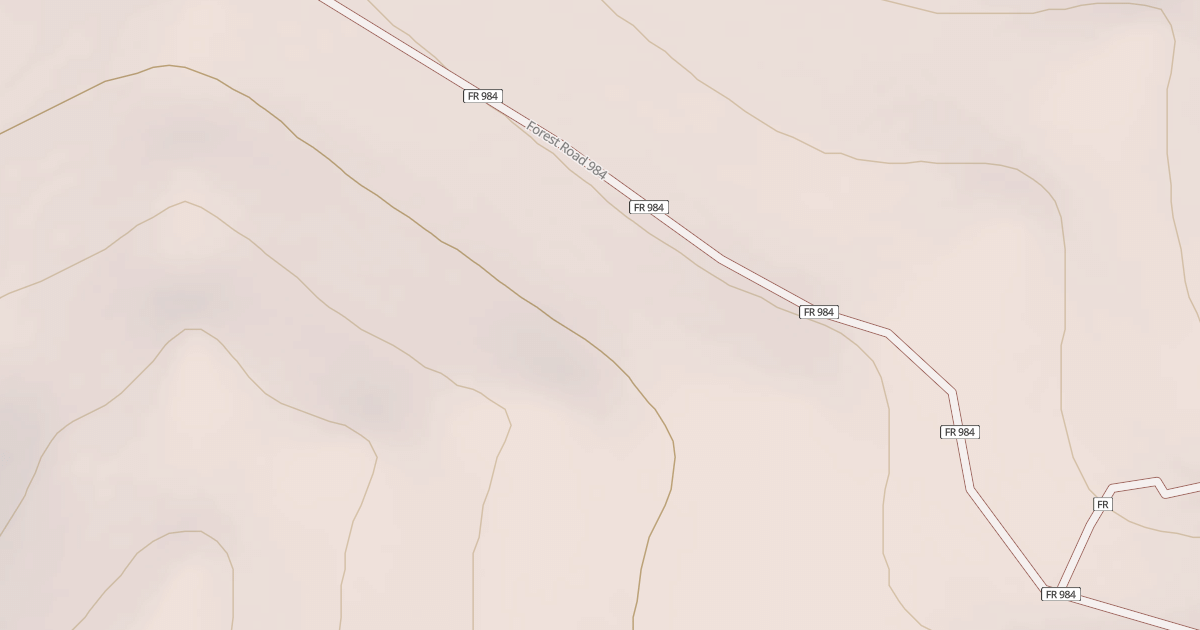 Map preview of USFS National Forest System Roads {92A5D5A6-F329-4229-A07E-116FAEB1DEE8}