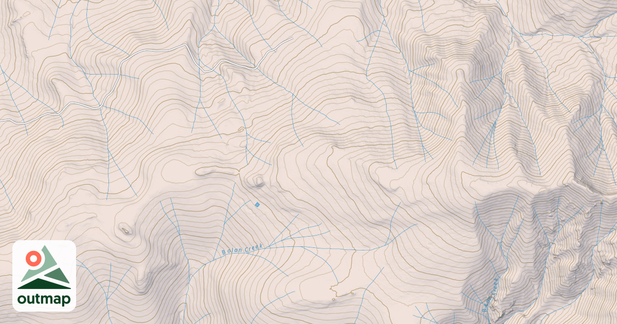 Map of CEDAR MTN