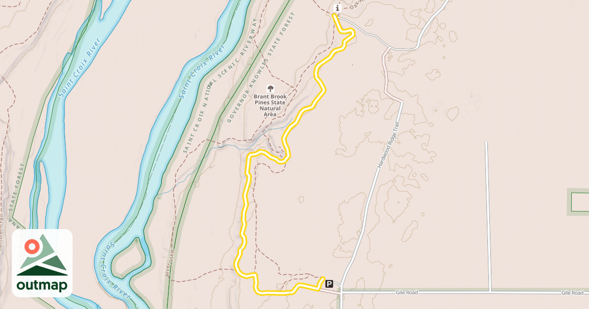 Map of Ridge Line