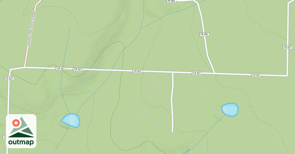 Map of SPRING CRK